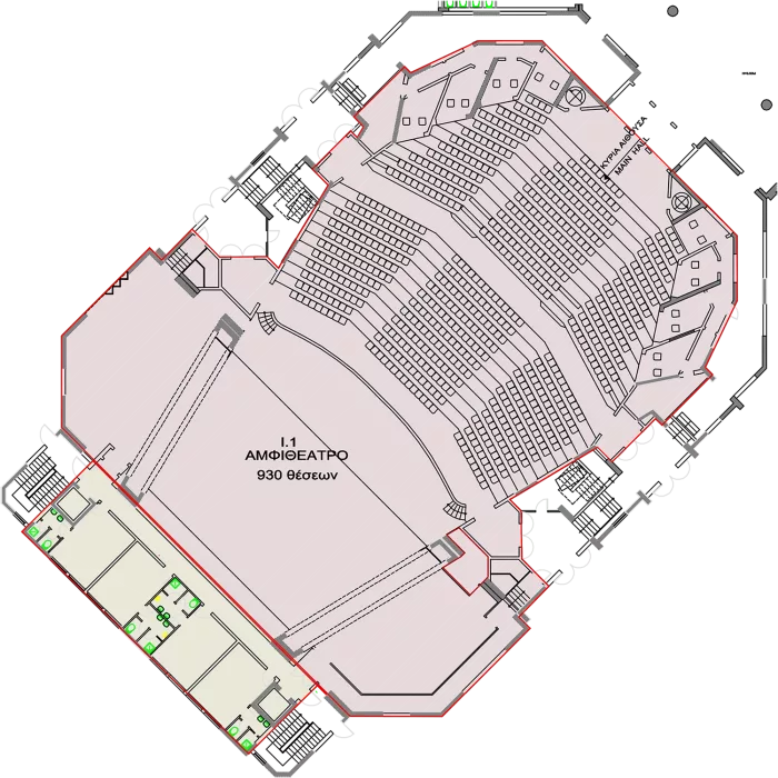 κάτοψη Ι-1 Κάτοψη Κύρια Αίθουσα Ι.1, εικόνα 4